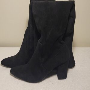 Wild Pair Black Heeled Boots